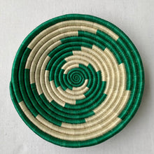 Load image into Gallery viewer, Tonga Baskets - Rwanda Emerald Cream Swirl
