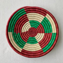 Load image into Gallery viewer, Tonga Baskets - Rwanda Cranberry, Emerald, Cream
