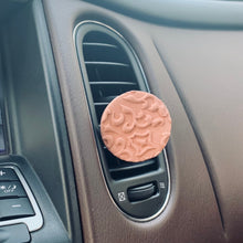 Load image into Gallery viewer, terra cotta clay essential oil car diffuser
