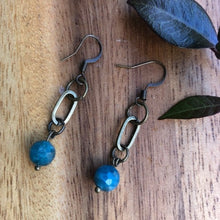 Load image into Gallery viewer, Paperclip Drop Dangle Earrings
